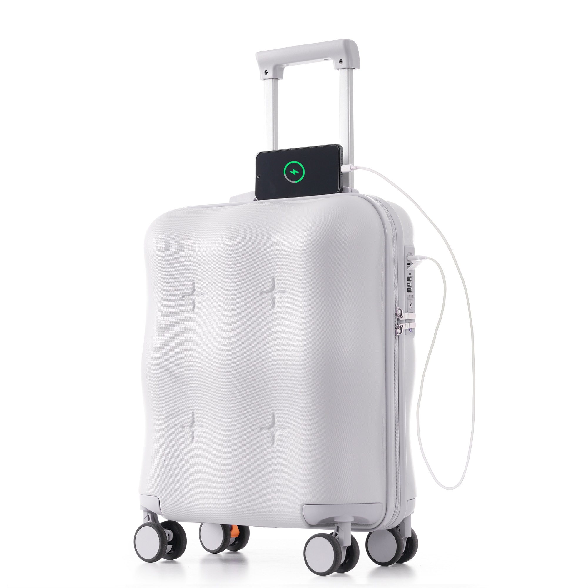 【2点購入で150OFF】【夏日限り激安SALE】スーツケース キャリーバッグ キャリーケース Sサイズ 小型 超軽量 ファスナー式 TSAロック搭載 フック機能付き 360度回転 旅行 おしゃれ 人