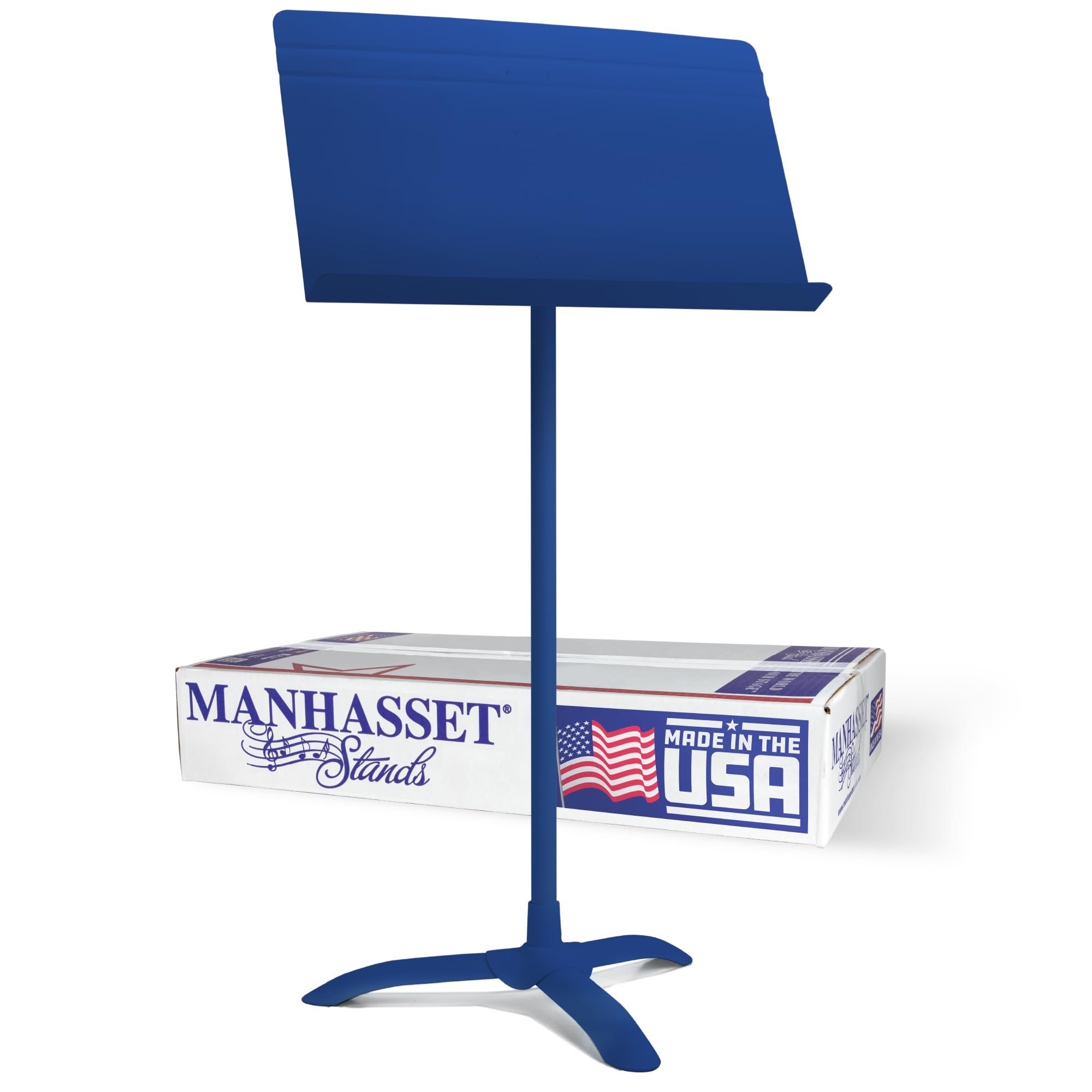 マンハセット Manhasset 譜面台 M48MBL シンフォニーモデル(Symphony Stand) カラー：マットブルー 4801MBL