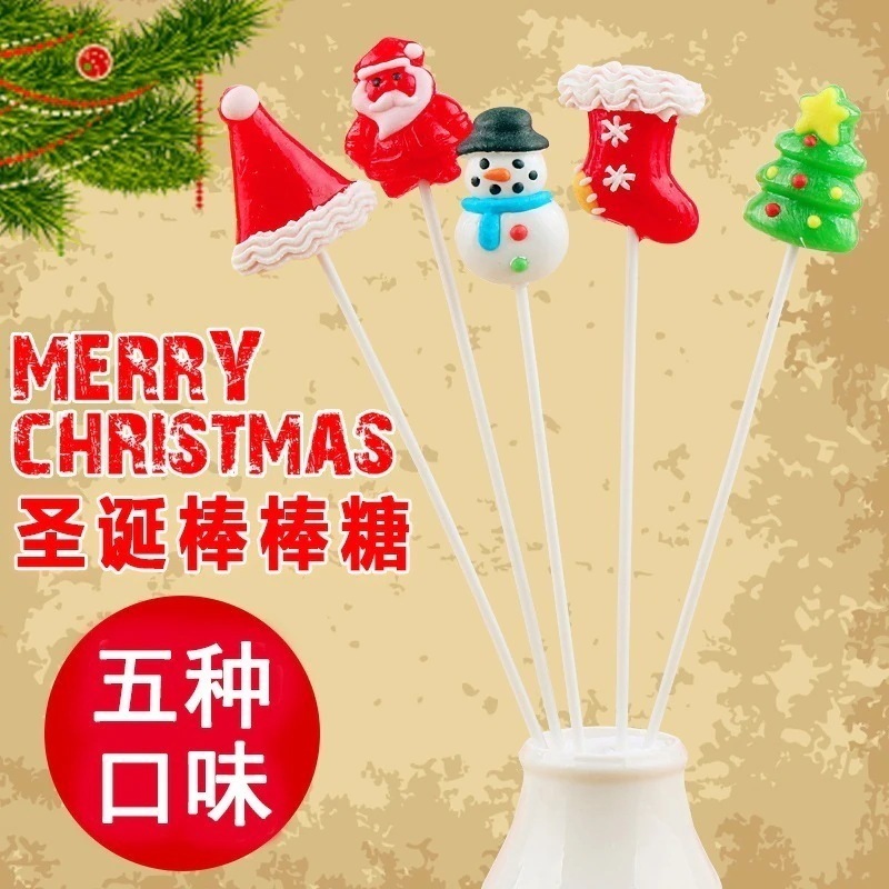 10gロングスティッククリスマスキャンディロリポップギフトクリスマスパーティーデコレーションボックス入りスナック食品 お菓子 大人 子供 誕生日プレゼント