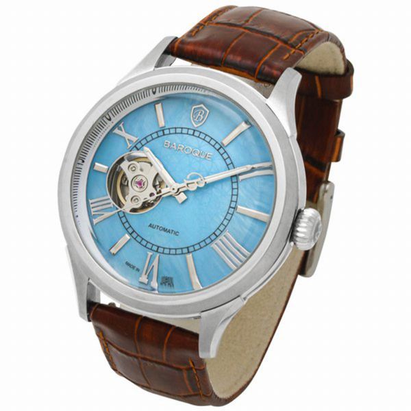 取寄品 正規品 日本製 BAROQUE バロック 自動巻き BA3004S-38BR メンズ腕時計