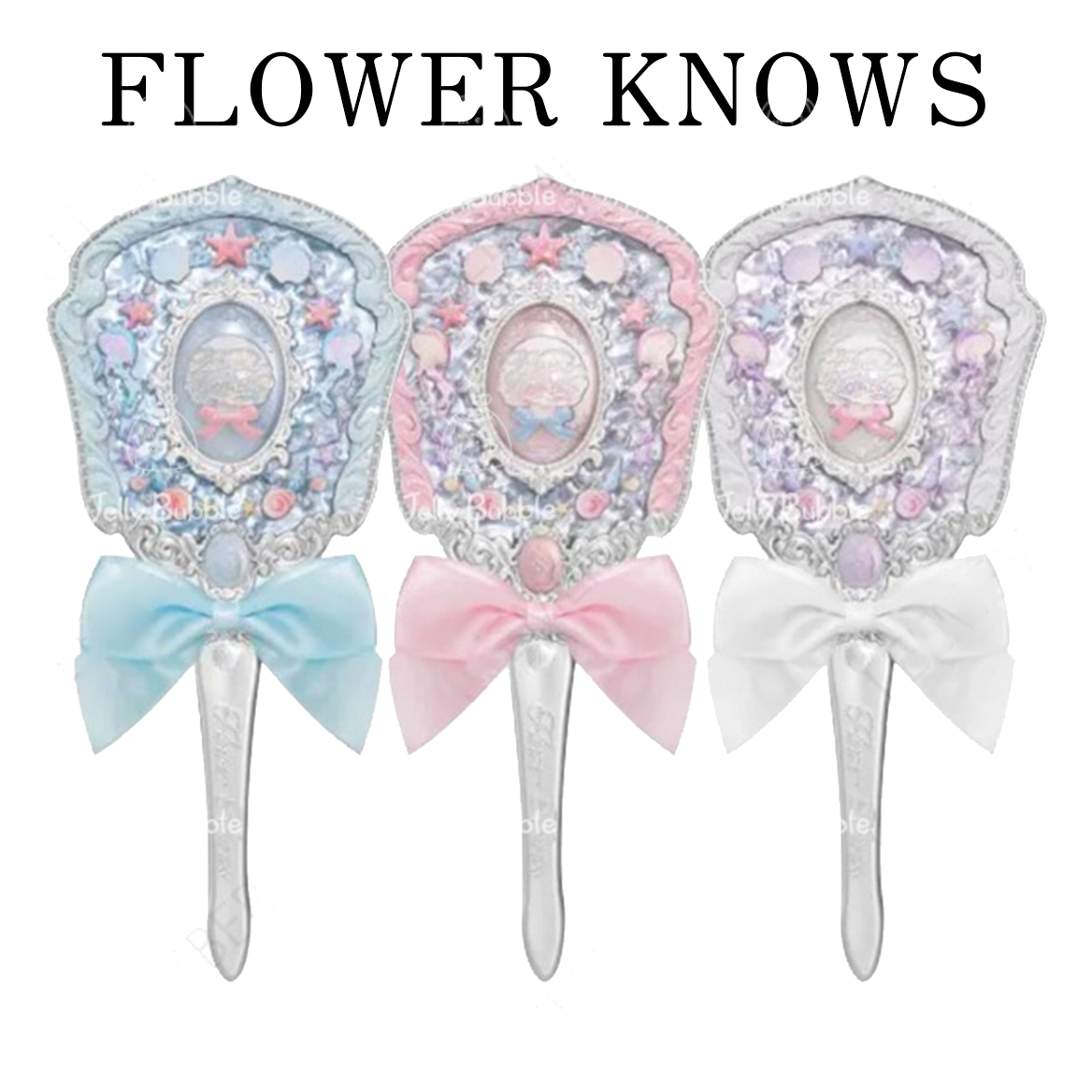 Qoo10] FLOWER KNOWS 【新発 シェルパールシリーズ】ハンドミラ