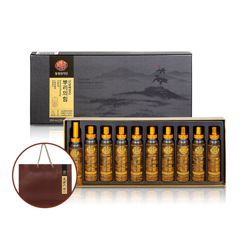 天地の根の力山参培養根＋ショッピングバッグ200ml1個