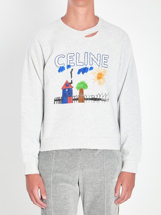 CELINE Men Tunic Tops RY0GW670Q GREY