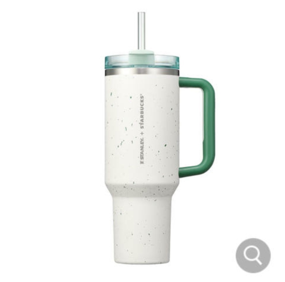スターバ KOREA スタンリーグリーンペブルケンチャー大容量タンブラー1183ml Stanley Pebble Quencher Tumbler 1183ml