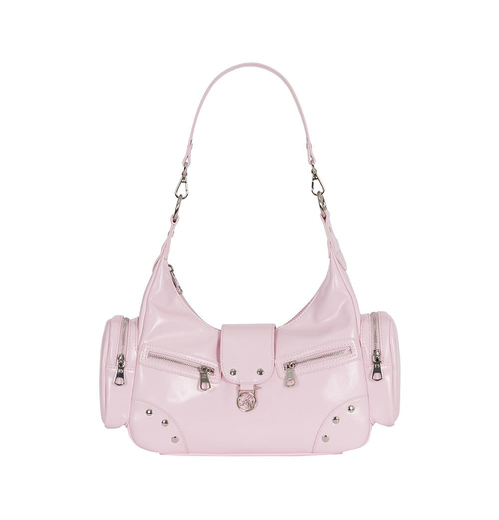[25SS*人気]★ILLIGO★RUBY STUD SHOULDER BAG ショルダーバッグ Qoo10 ILLIGO RUBY STUD BAG ショルダーバ