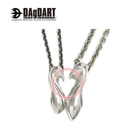 ダグダート DAgDART [Swelling Love] ハートが浮かび上がる ペアペンダント ペ