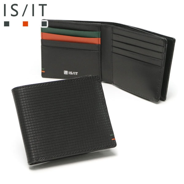 二つ折り財布 本革 box型小銭入れ 40代 二つ折り カードがたくさん入る 小銭入れあり 薄型 型押し コンパクト シンプル 軽量 おしゃれ 黒 ツール 979607