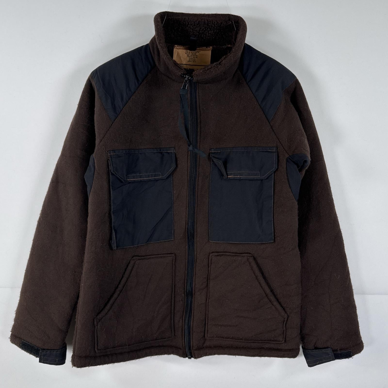 古着 90s/90年代 ヴィンテージ ミリタリージャケット ベアジャケット ECWCS GEN1 フリース 米軍 small ブラウン メンズ