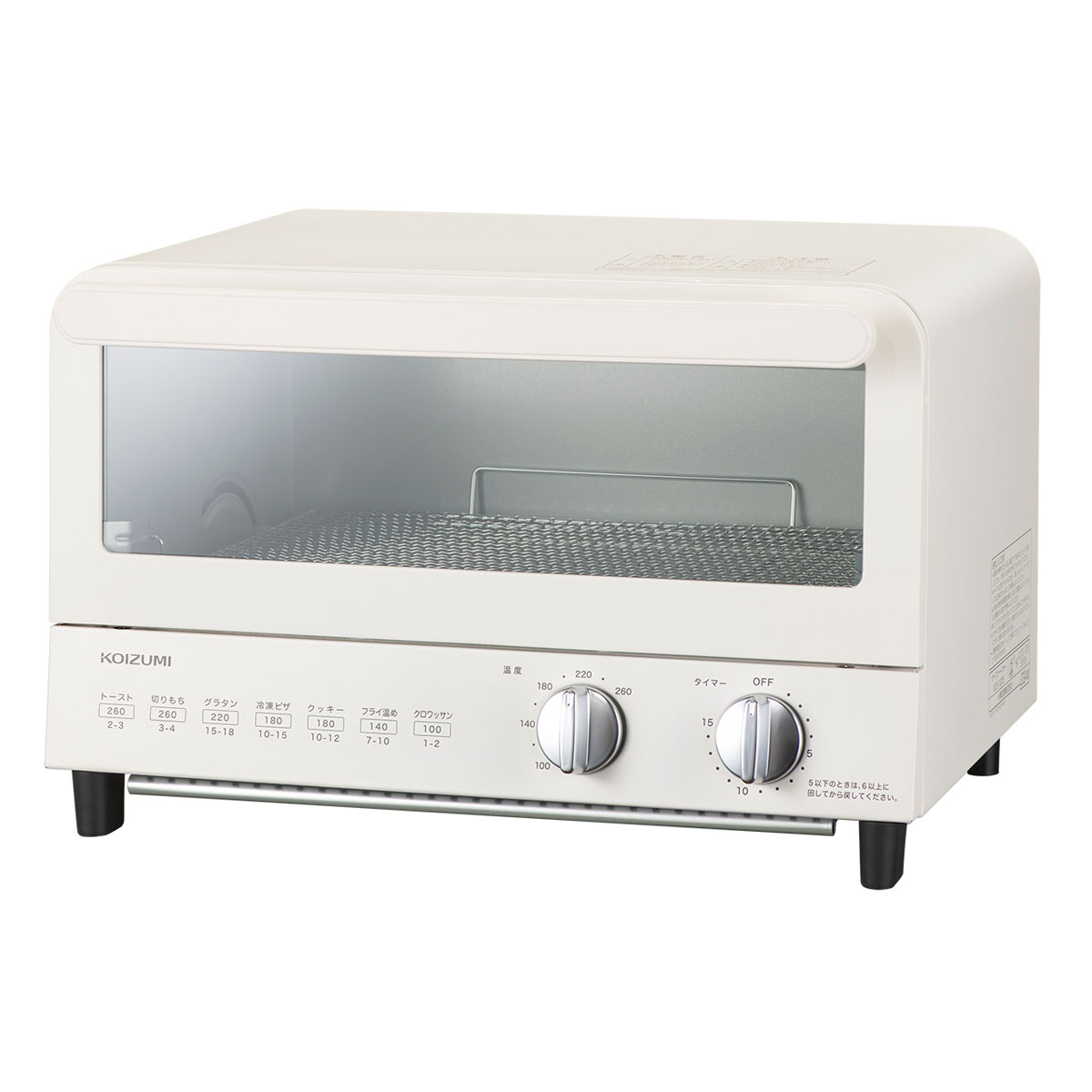 コイズミ KOS-1205/W オーブントースター　ホワイト KOS1205W