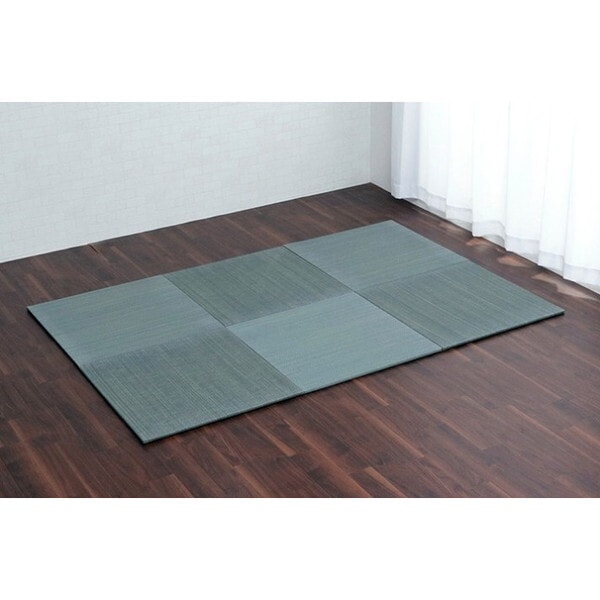 1040150130410 美畳 半畳 6P GY 70X70 グレー 置き畳 メーカー直送