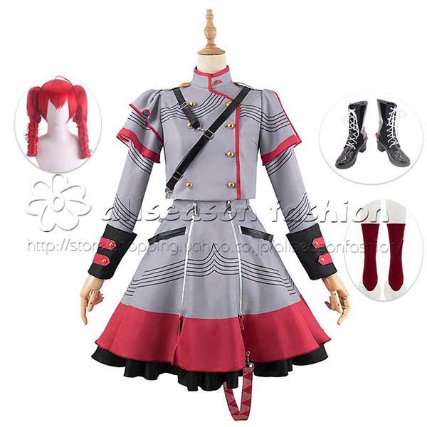 ボーカロイド VOCALOID かさねてと 重音テト テトペッテンソン kasane tetoコスプレ衣装 ウィッグ 靴 コスチューム 演出服 アニメ ゲーム ハロウィン