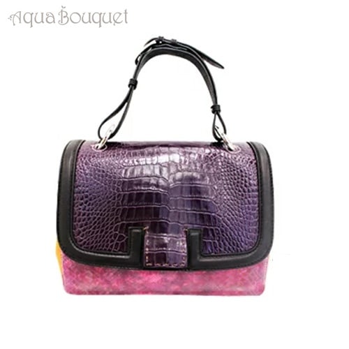 ジュリアーノ ハンドバック （2WAY） レザー パープル GIULIANO HAND BAG LEATHER PURPLE [2144]