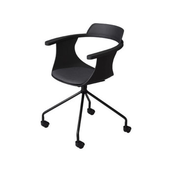 東谷 デスクチェア ブラック PC-986BK