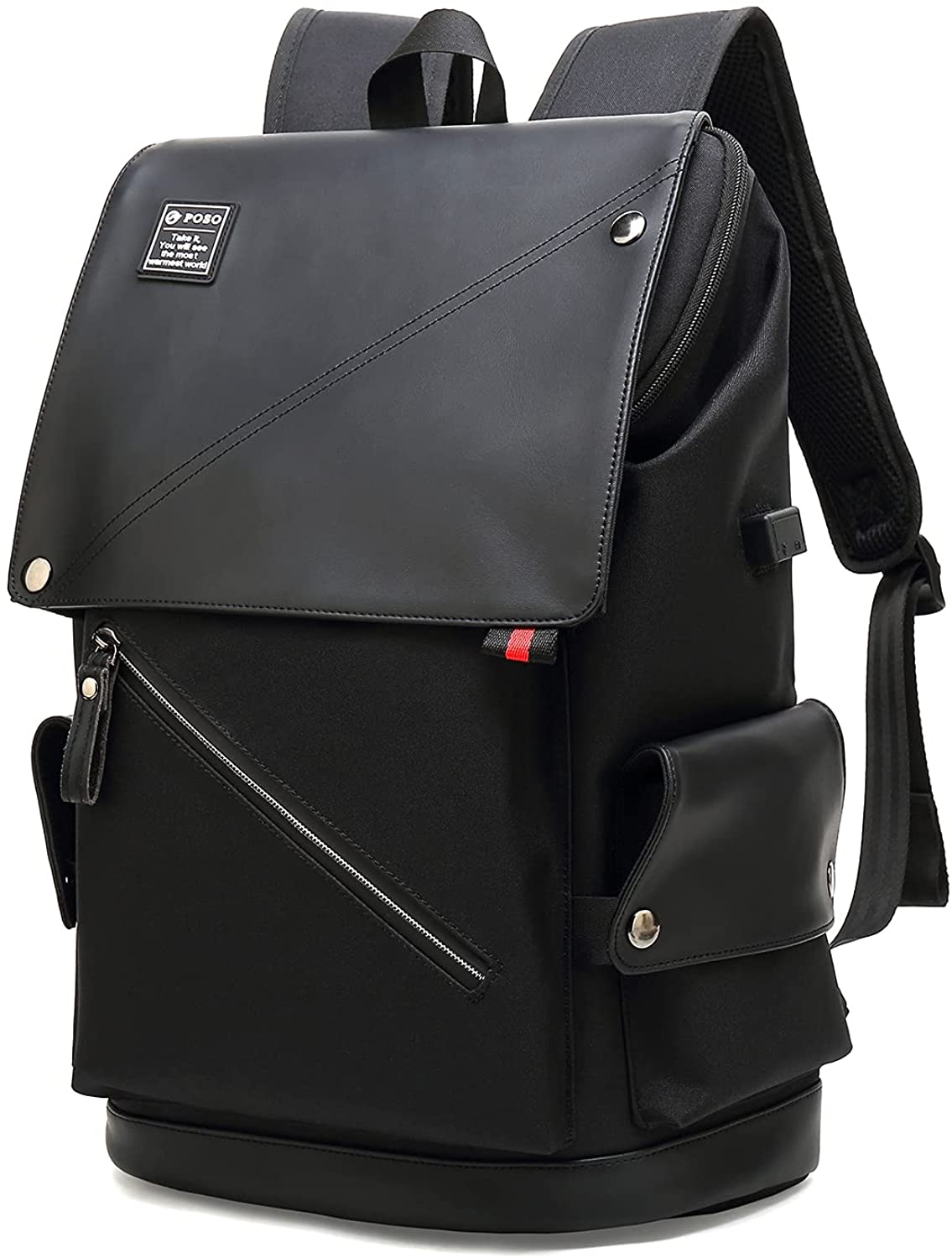 【本日限定価格】 ITOPSCHY トラベルバックパックUSB充電ポート付きレジャー/ビジネスラッ