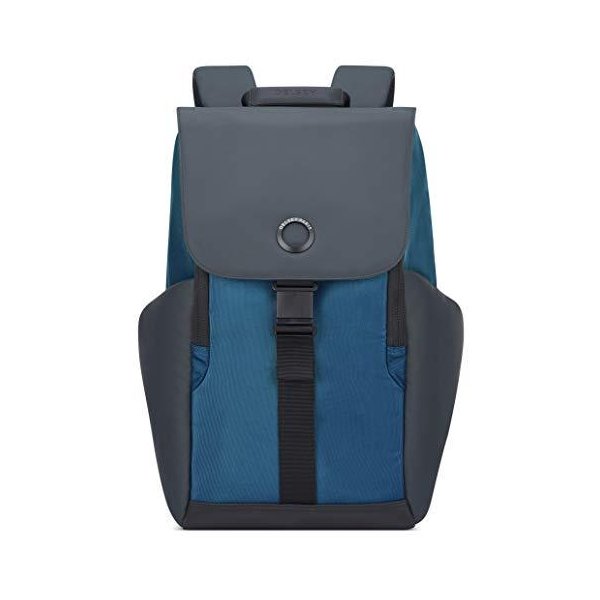 憧れの DELSEY Paris Securflap Laptop Backpack， Navy， 15 Inch Sleeve 並行輸入品 その他PC用アクセサリー