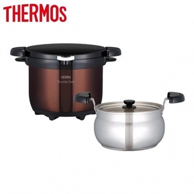 サーモス 約3L シャトルシェフ KBG-3000 KBG-3000-CBW クリアブラウン【送料無料】