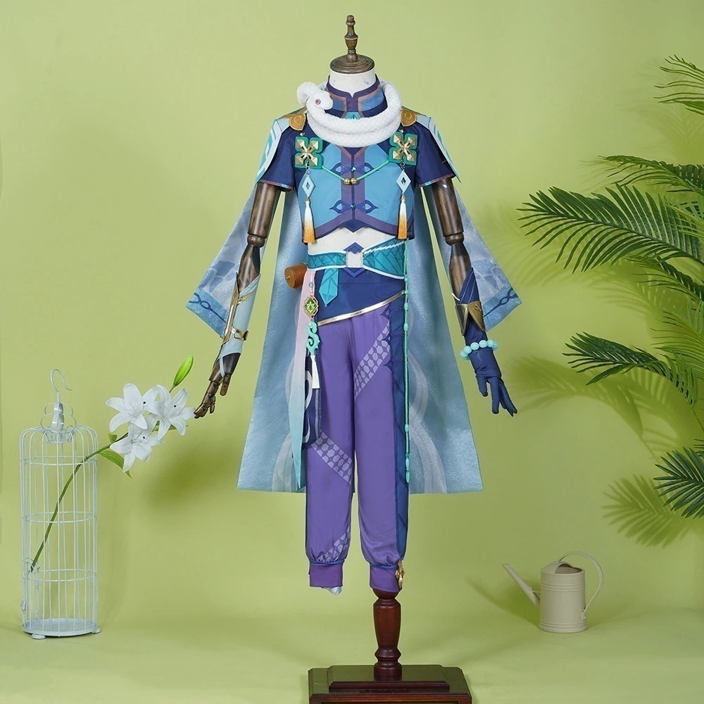 仮装 変装 ハロウィン コスチューム コスプレ衣装 ビャクジュツ 白朮 Genshin げんしん 原神 スーツ ハロウィン 2023年新作入荷コスプレ