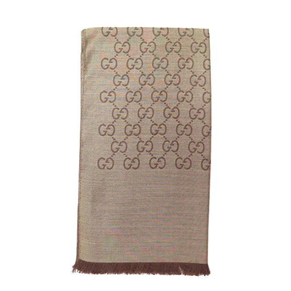 マフラー メンズ レディース Muffler ストール ブラウン×ブラウンブラウン 165904 3G646 9664