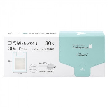 オルディ チョイスゴミ袋とって付き30L0.015mm半透明30Px36冊 11011202
