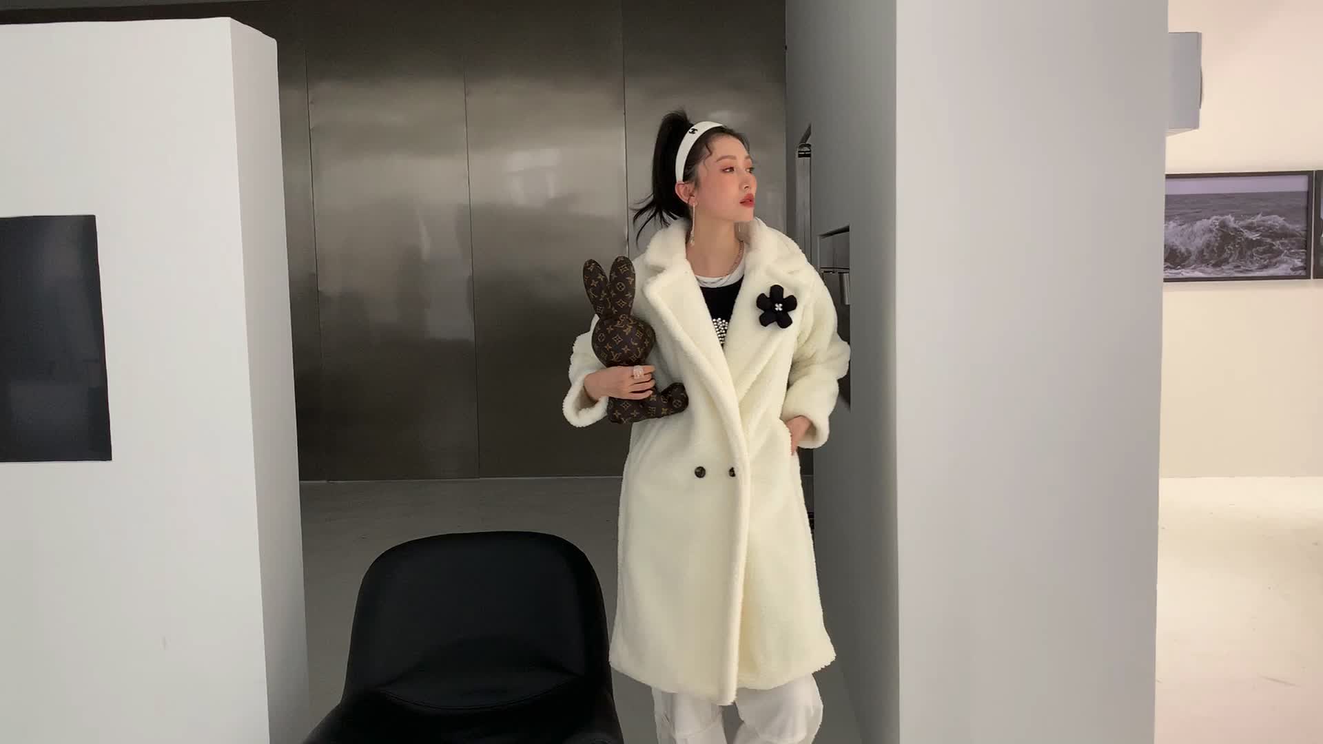 テーディコート 羊の毛を刈る毛粒 毛皮 冬 外套のレディース 軽い新型 Blog