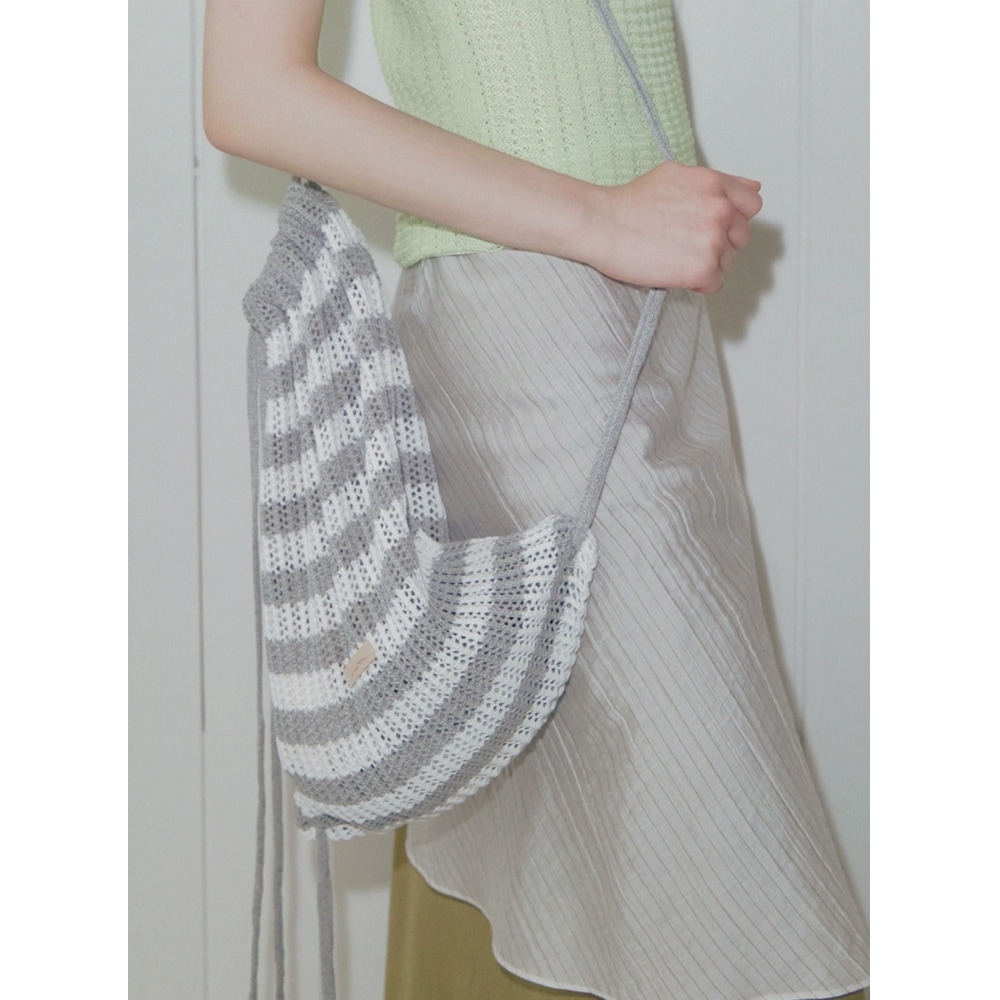 Twee [オンライン限定] ラッキーストライプニットストリングバックパック