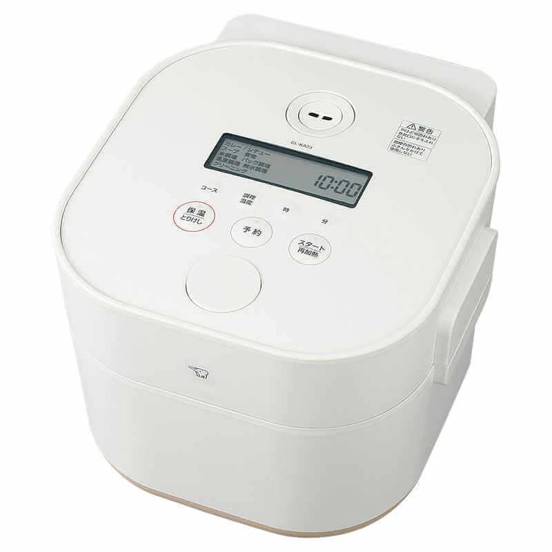 自動調理なべ 3合 白米 無水 自動調理なべ ホワイト EL-KA23-WA