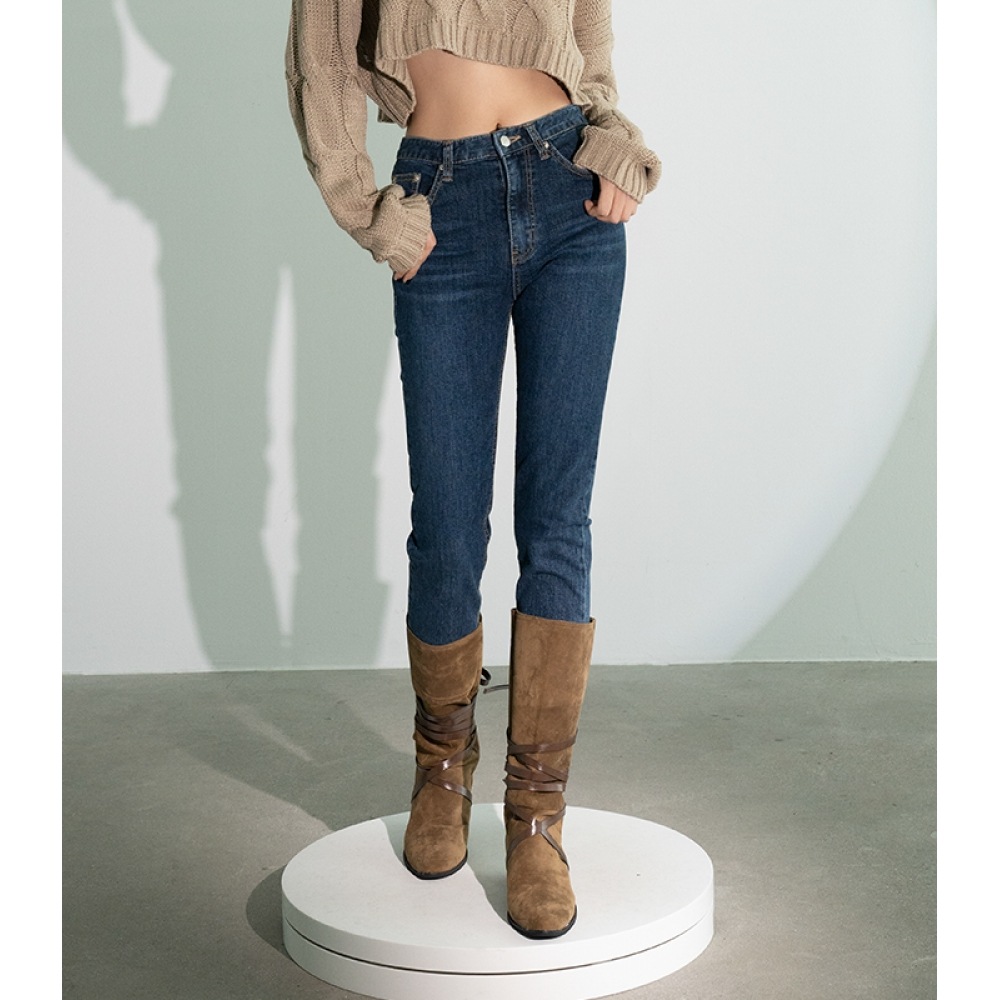 AVANDRESS スキニーデニムパンツ ブルー