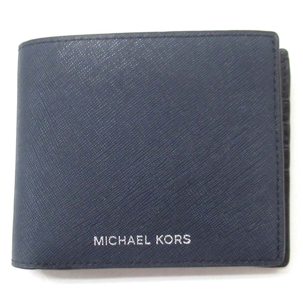 MICHAEL KORS マイケルコース アウトレット 財布 コンパートメント COOPER カードケース付き 二つ折り財布 36S4LHRF6L NAVY