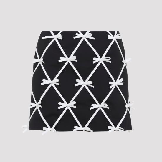MOSCHINO Women Mini Skirts 262E0106 5521 0555 NERO