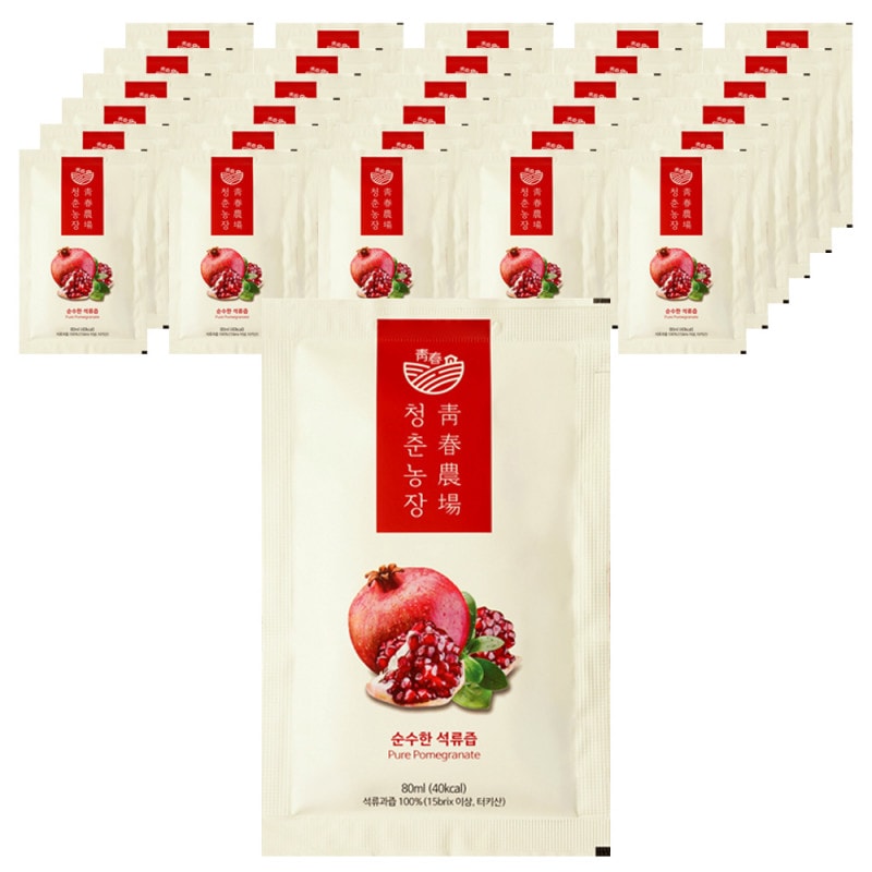 青春農場純粋なザクロ汁80ml60個