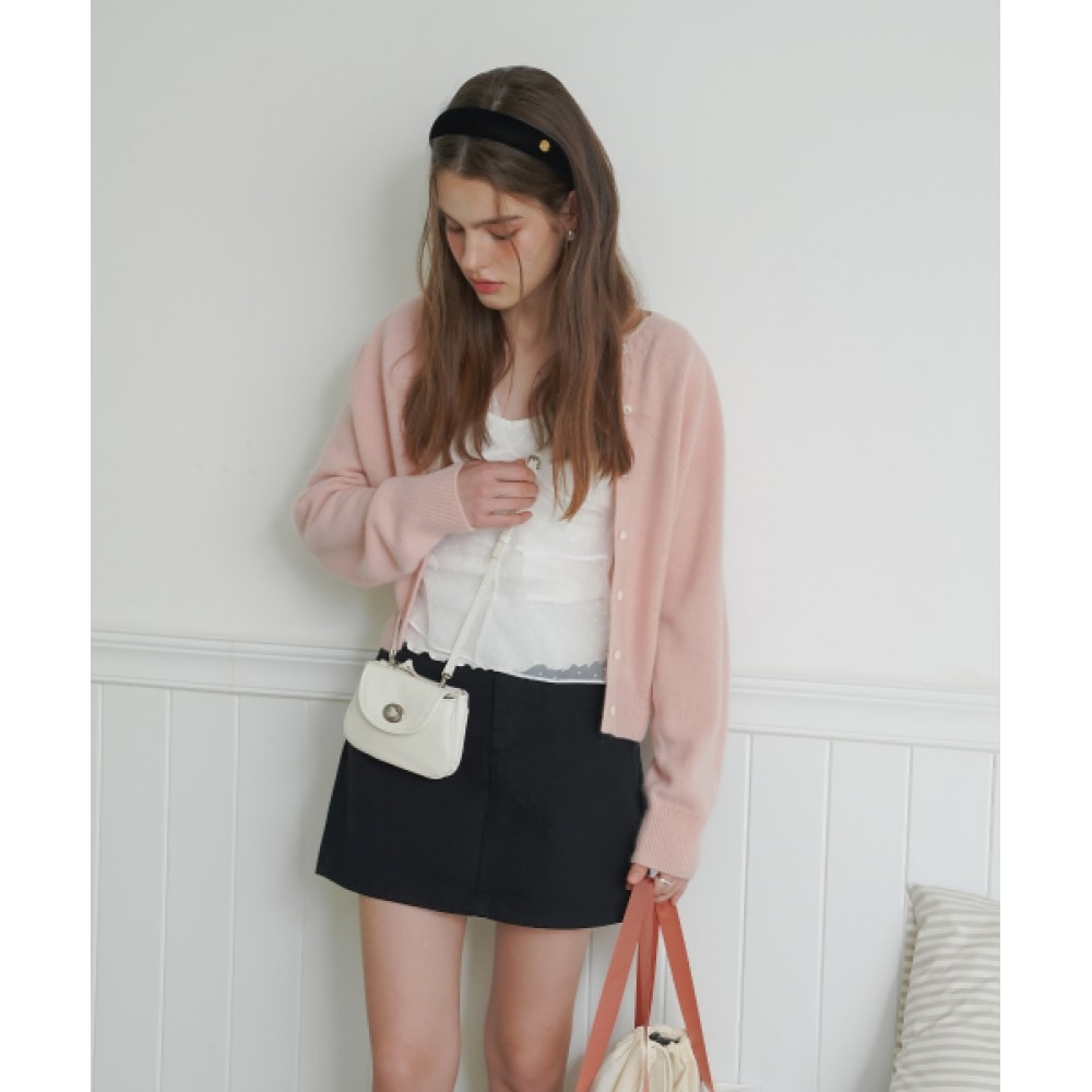 OVHEE ミニクロスバッグミニクロスバッグミニクロスバッグ-アイボリー