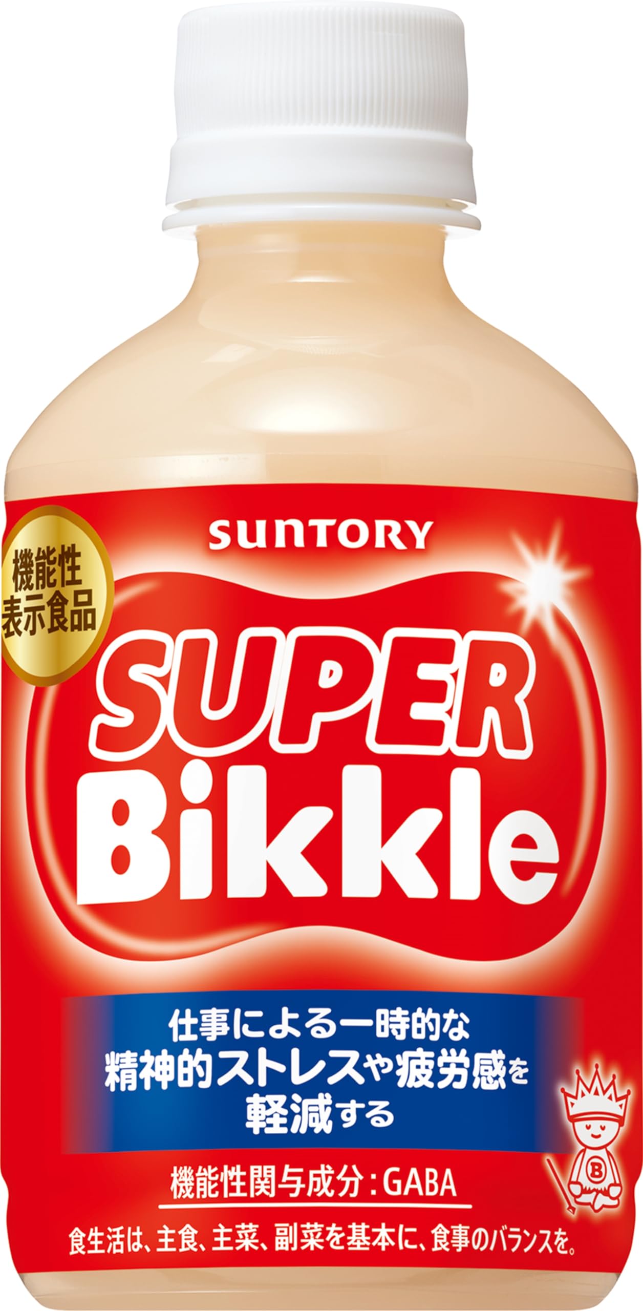 サントリー 機能性表示食品 SUPER Bikkle スーパービックル 乳製飲料 乳酸菌 280ml×24本