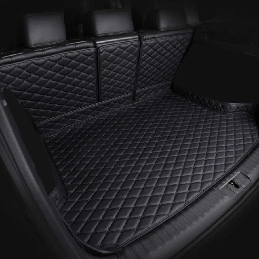 に適用 三菱エクリプスクロス GK系 トランクマット 専用設計車のトランクマット 3Dフルカバーカーゴマット カスタム 車のトランクマット XPE レザーラゲージトレ