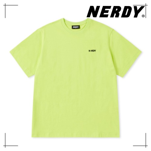 NDY ブランク スモールロゴ 半袖 Tシャツ LIME