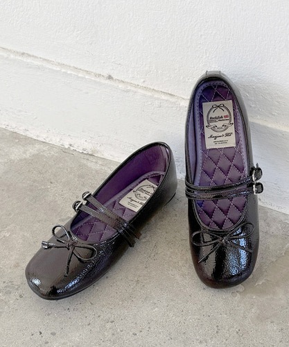 ROCKFISH WEATHERWEAR公式 フラットシューズ SQUARE TOE TWO STRAP MARYJANES(ENAMEL) 5 colors
