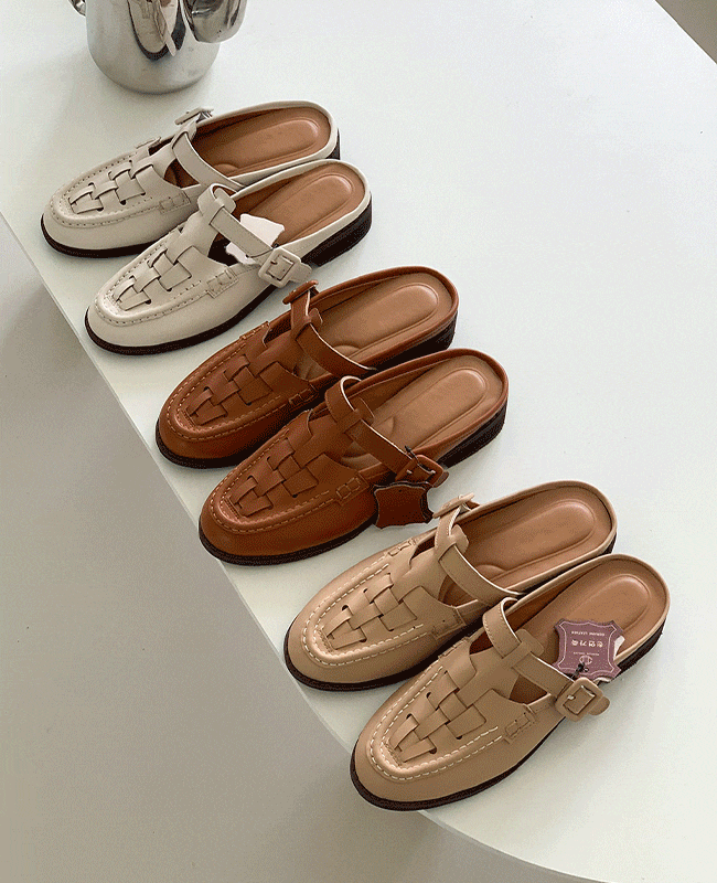 [MILOVANY] 天然皮革 メシウィビングブロッパー3cm