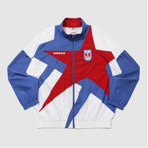 Tournament USA スタンネックウォームアップジャケット UR211CJK61 BLUE