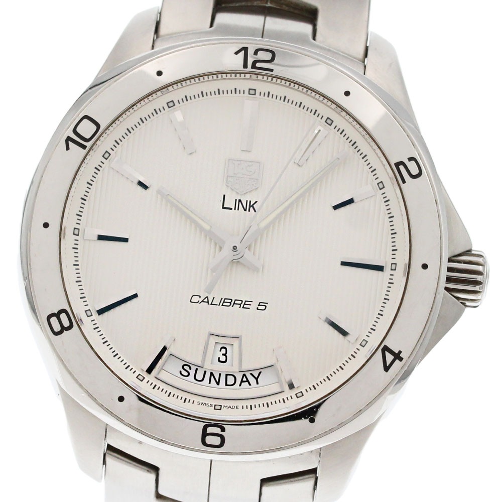 訳あり タグホイヤー TAG HEUER WAT2011 リンク デイデイト 自動巻き メンズ _864255【中古】