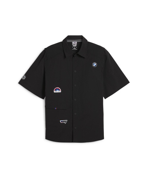 プーマ BMW MMS サマークルーショートスリーブシャツ-ブラック/624618-01