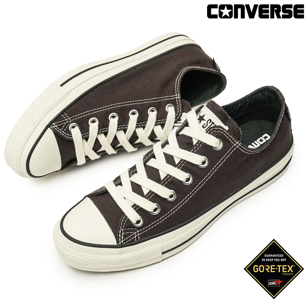 防水 オールスター ゴアテックス OX エボニーブラウン 防水透湿 撥水 メンズ レディース レースアップ スニーカー