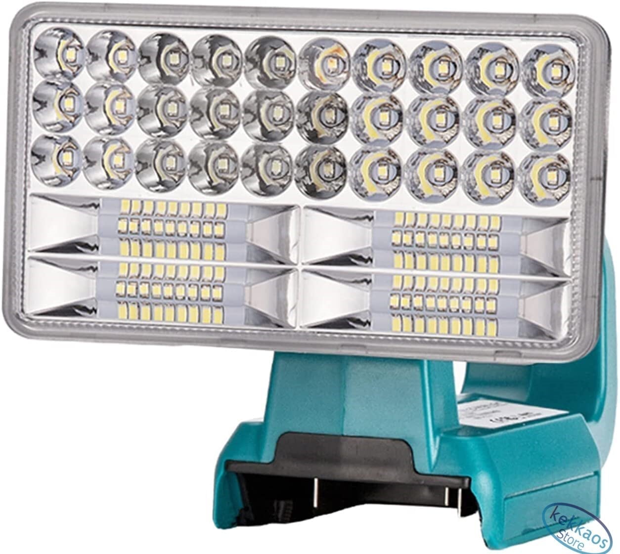 明るさ3300ルーメンフラッシュライト 高輝度 マキタ18Vバッテリ用 フラッドライト 充電式LED