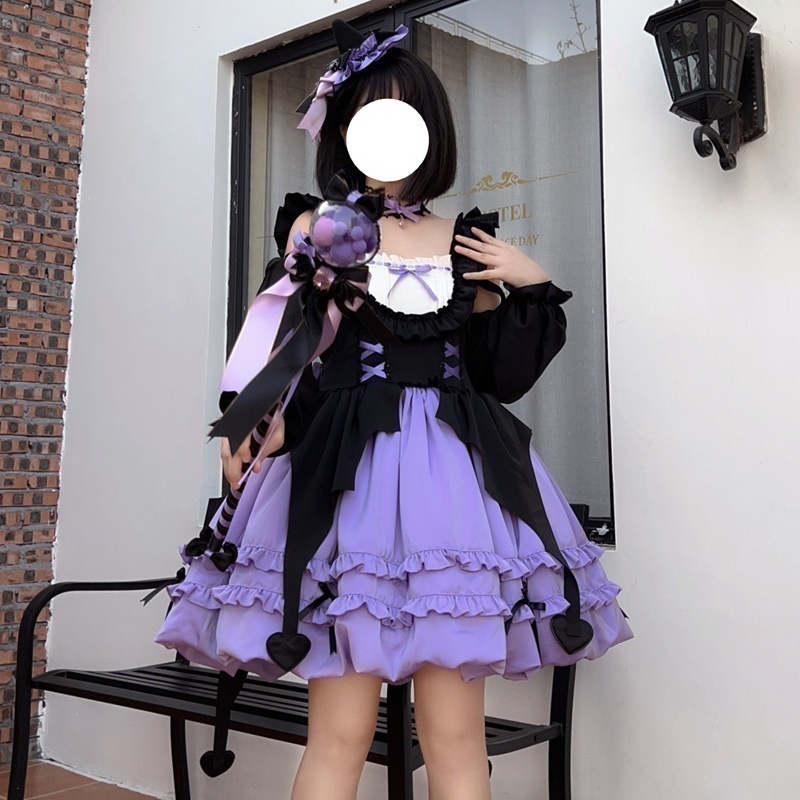 コスプレ ロリータ洋装ハロウィンjskキャミソールワンピース秋