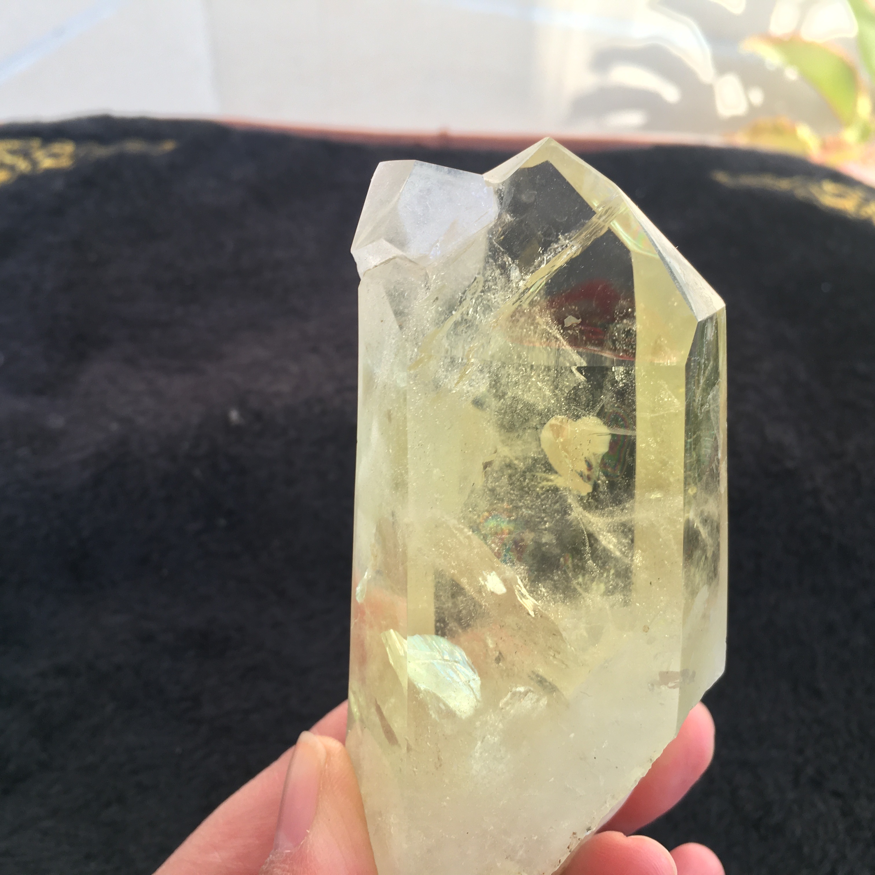 天然黄水晶球，天然水晶 234g