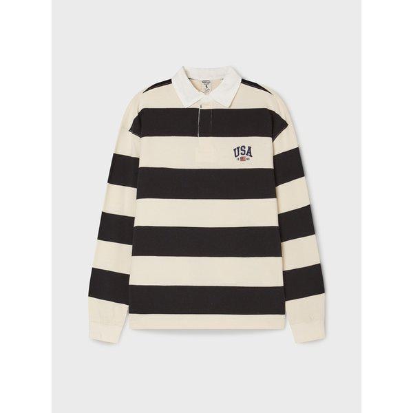 WHLSG2291U スターフィールド水原店 男女共用 USA Lugby Collar T-Shirt