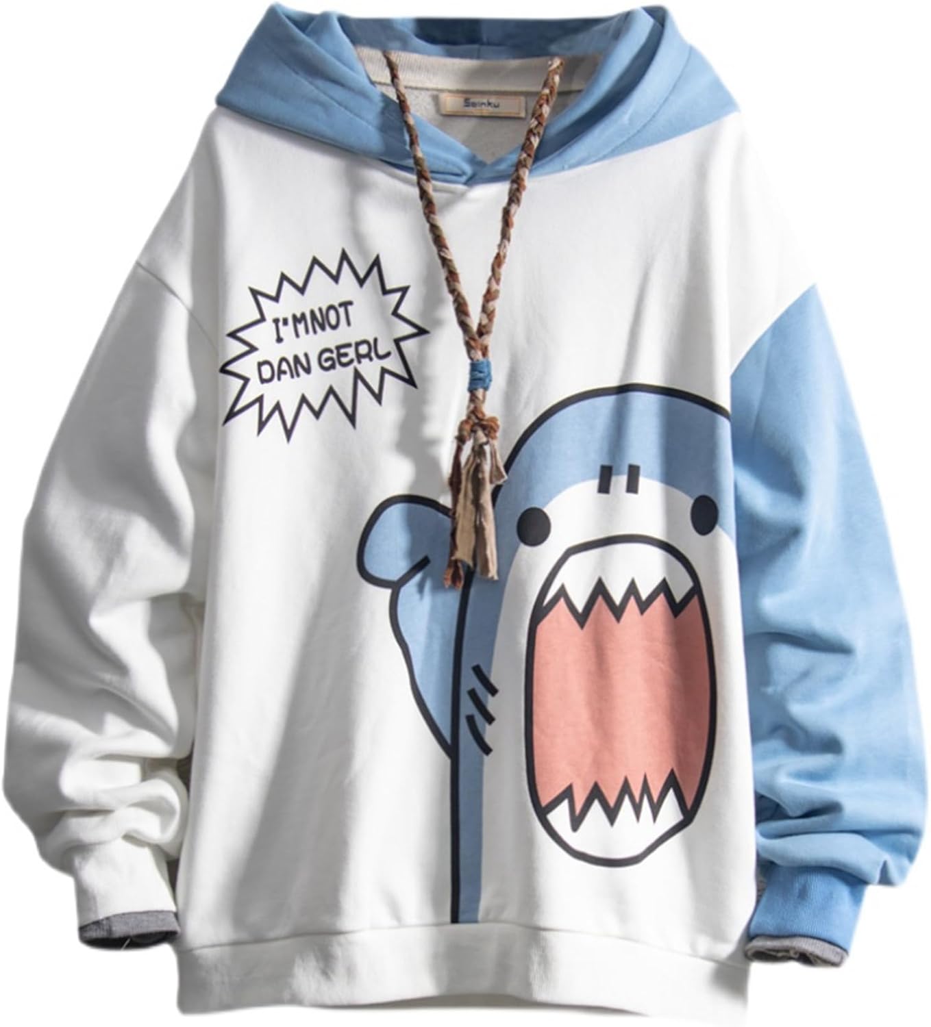 パーカー メンズ 秋冬服 長袖 プルオーバー フードパーカー サメ柄 厚手 可愛い フーディ 大きいサイズ 伸縮性 快適 プルパーカー ファッション スウェット 通学 運動 アウトドア 贈り物 アウタ