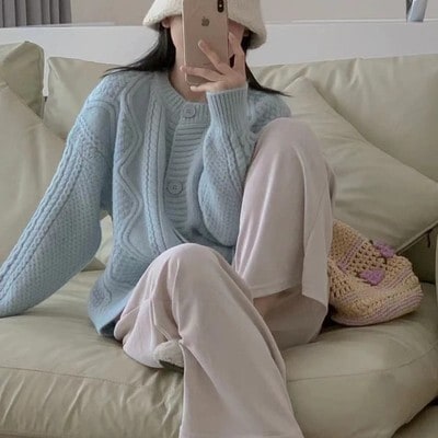 セーター カーディガン 羽織 長袖 萌袖 レディース 個性的 編み込み 厚手 大人可愛い シンプル カジュアル レトロ 大人 ラフ ルーズ とろみ感 無地 秋 冬 誕生日デート お出かけ