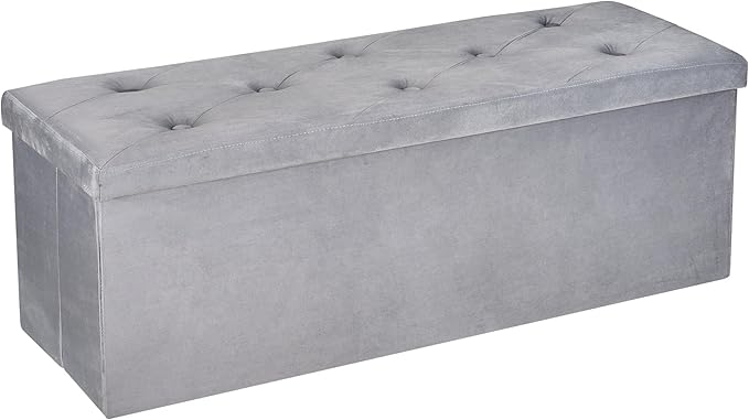 収納スツール/フットスツール/収納ベンチ/収納ボックス耐荷重120kg多機能フットスツール/ペダル衣類収納ボックスとして使用できます