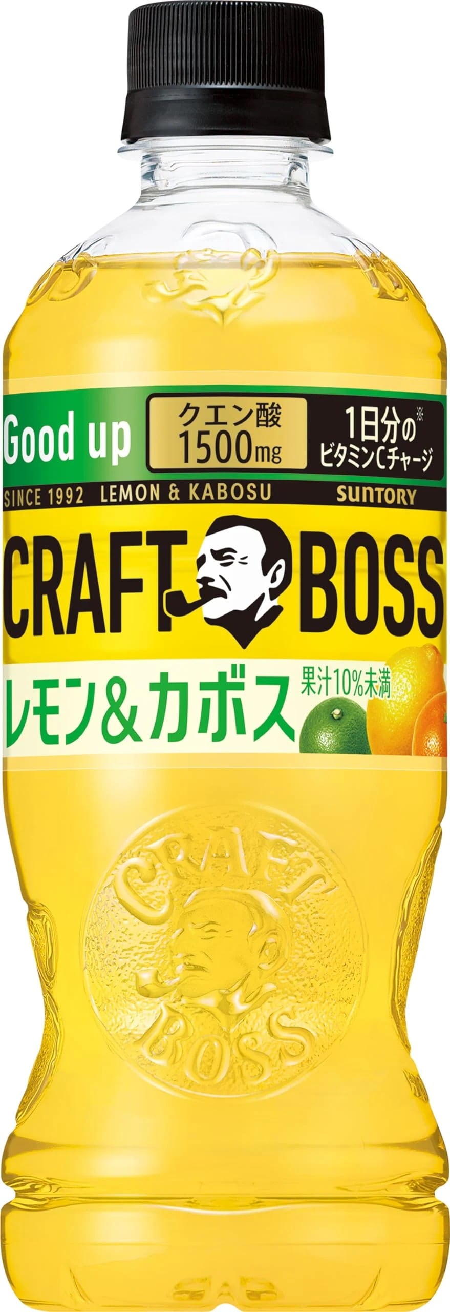 サントリー ボス BOSS クラフトボス レモン＆カボス 果汁入り ビタミンC クエン酸 500ml×24本