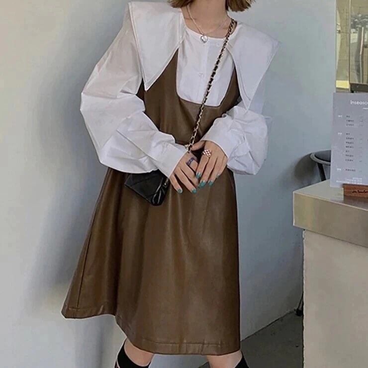 ブラウス　トップス シャツ　襟付き　スタンドカラー　クロップド 白シャツ　甘め　春　秋 ボリューム袖 バルーンスリーブ　シフォン袖　ふわふわ　キレイ目　おしゃれ　大人可愛い　エレガント　清楚感　韓国