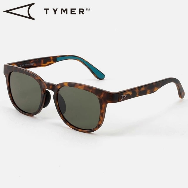 TYMER サングラス ブレイク [TY101-MTT-DGR] メンズ・レディース アイウェア ボストン ウェリントン おしゃれ Tortoise/Dark-Green 正規取扱店